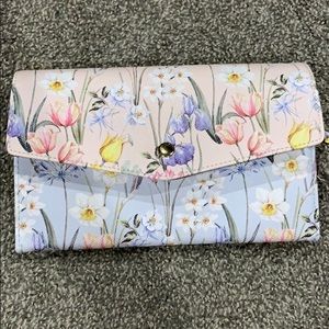 Floral Passport Wallet
